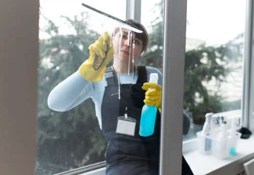 Nettoyage de vitres intérieures et extérieures à Crennes-sur-Fraubée